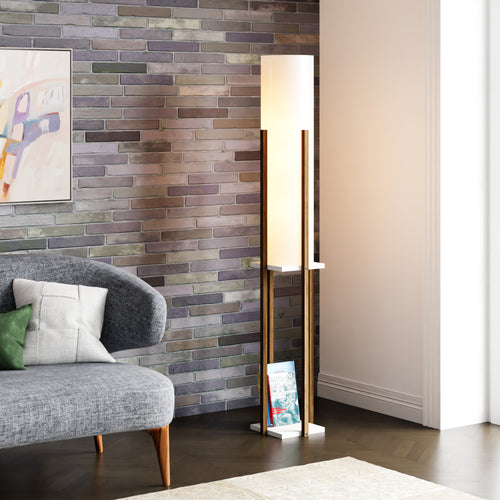 Golvlampa Gisborne med hylla [lux.pro] - premiumXL