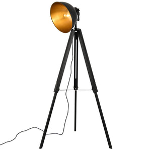 Golvlampa Passau metall svart guld [lux.pro]