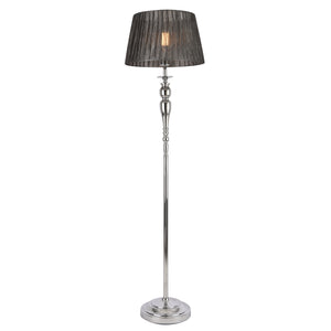 Golvlampa Lingen 151 cm E27 60W Metall Krom/Grå lux.pro - premiumXL