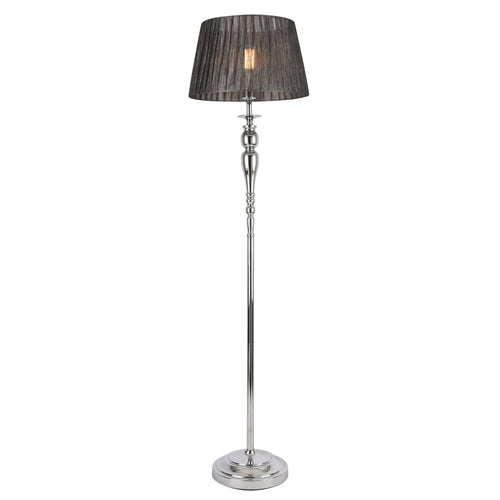 Golvlampa Lingen 151 cm E27 60W Metall Krom/Grå lux.pro - premiumXL