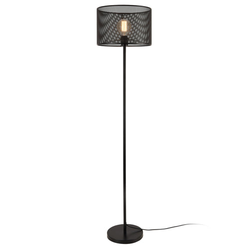Golvlampa Arensburg 153 cm metall E27 60W svart lux.pro - premiumXL