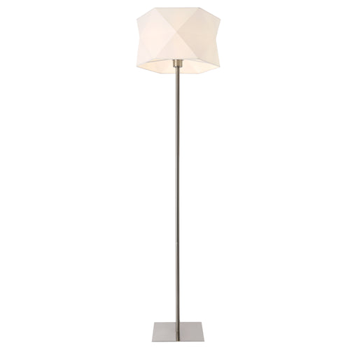 Golvlampa Narwa 152 cm E27 60W Metall Krom/Vit lux.pro - premiumXL