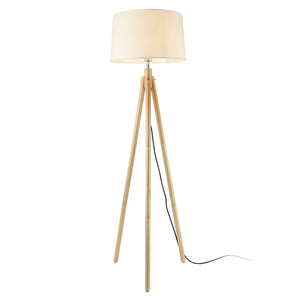 Golvlampa Tomar 153 cm 1xE27 Max. 60W Vit lux.pro - premiumXL