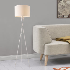 Golvlampa Grenoble 154xØ38cm textil metall [lux.pro] välj modell