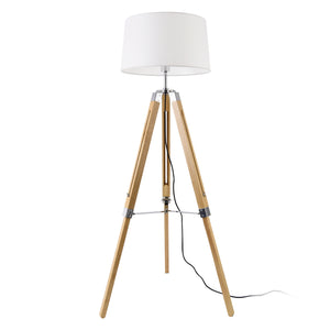 Golvlampa Karlsbad 145cm trä metall textil [lux.pro] välj modell