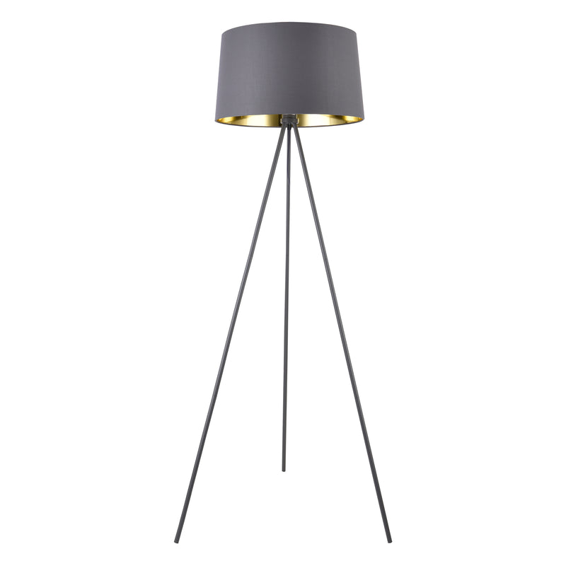 Måttskiss Golvlampa Manchester lampskärm Ø45cm höjd150cm metall [lux.pro] välj modell