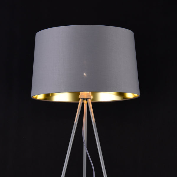 Golvlampa Manchester lampskärm Ø45cm höjd150cm metall [lux.pro] välj modell