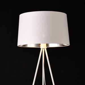 Golvlampa Manchester lampskärm Ø45cm höjd150cm metall [lux.pro] välj modell