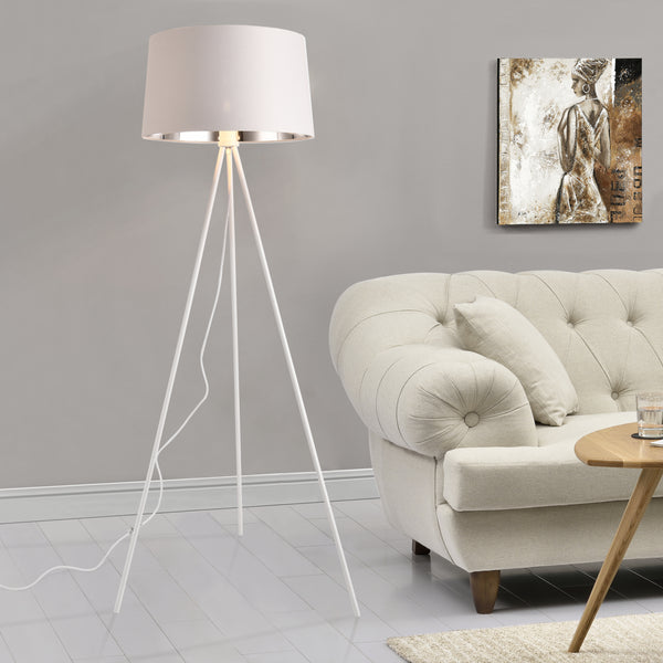 Golvlampa Manchester lampskärm Ø45cm höjd150cm metall [lux.pro] välj modell