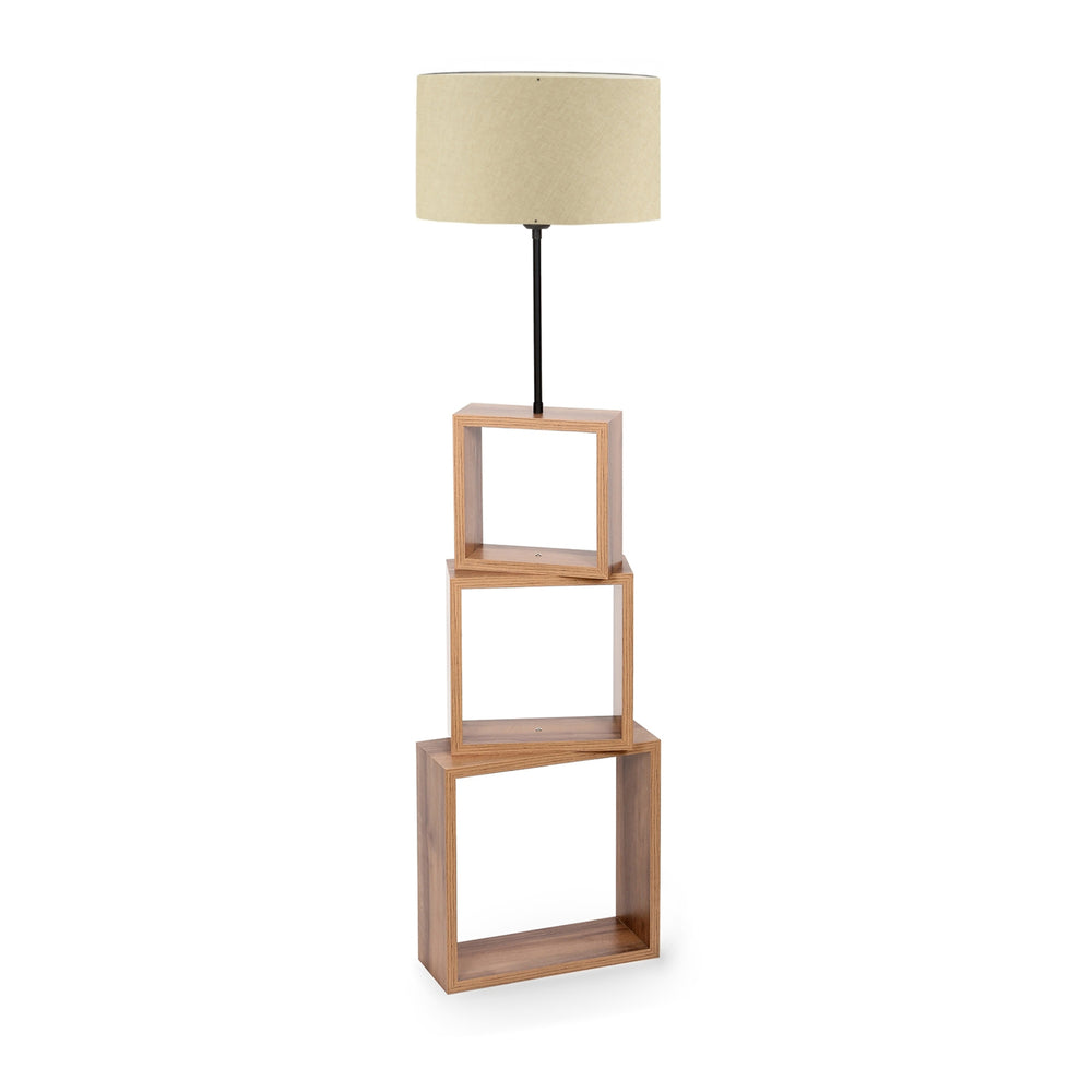 Golvlampa Mansfield med hyllor [lux.pro] - premiumXL