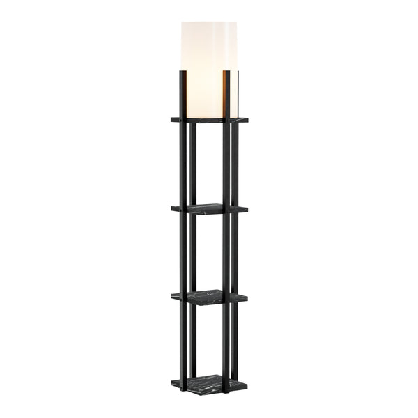 Stourbridge golvlampa med hyllor i olika färger[lux.pro]