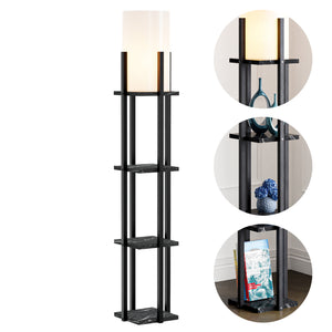 Stourbridge golvlampa med hyllor i olika färger[lux.pro]