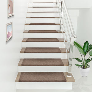 Trappstegsmatta set om 15 självhäftande 65x24 cm [en.casa] välj modell