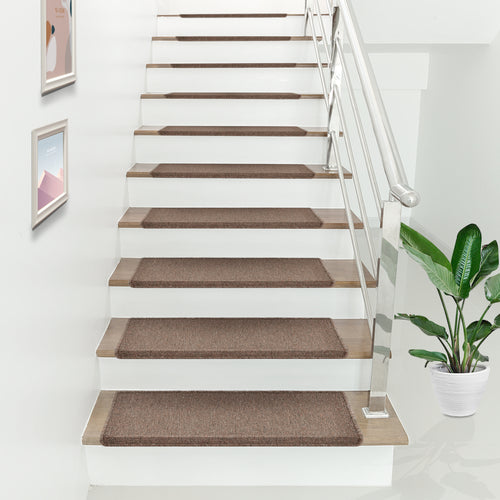 Trappstegsmatta set om 15 självhäftande 65x24 cm [en.casa] välj modell