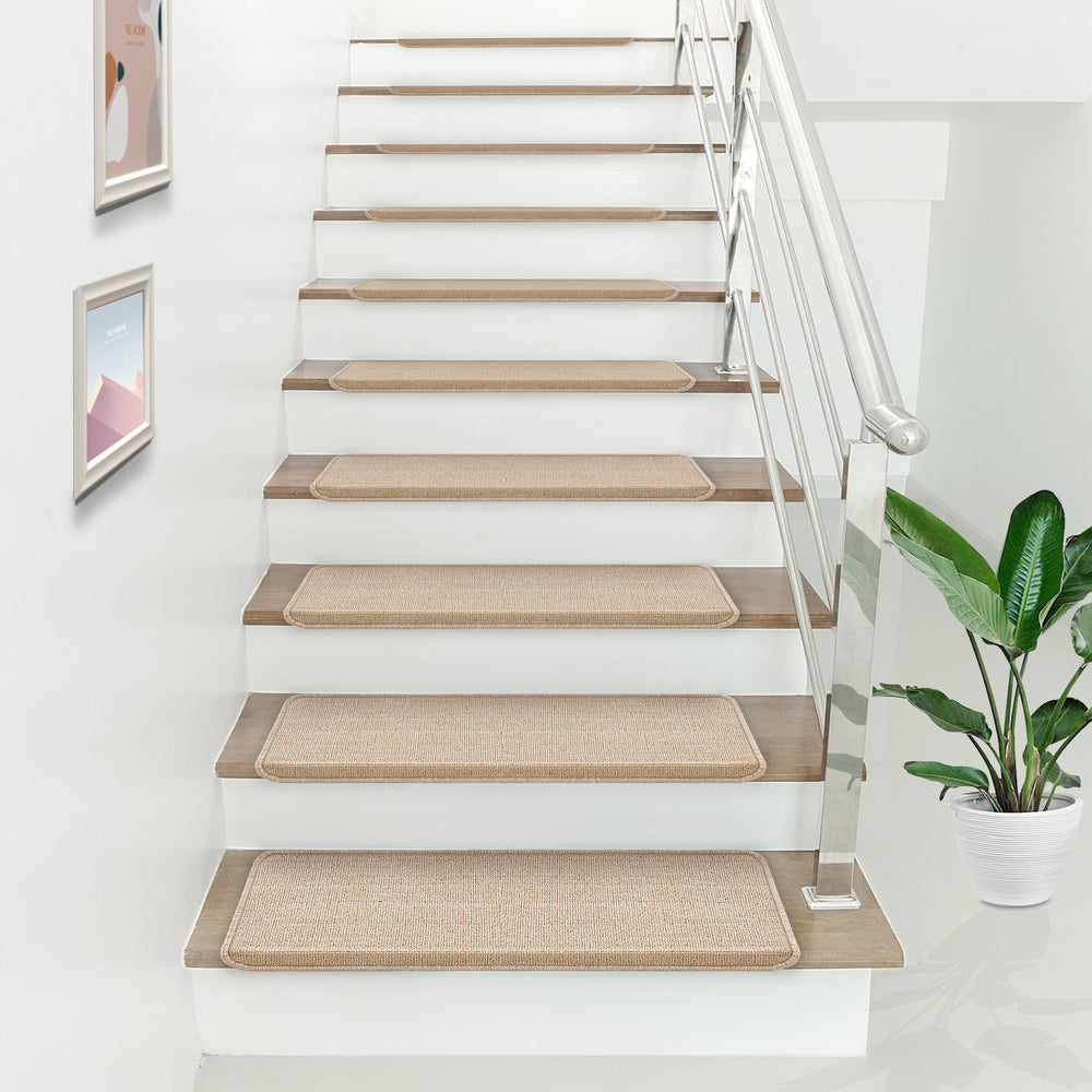 Trappstegsmatta set om 15 självhäftande 65x24 cm [en.casa] välj modell