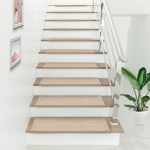 Trappstegsmatta set om 15 självhäftande 65x24 cm [en.casa] välj modell
