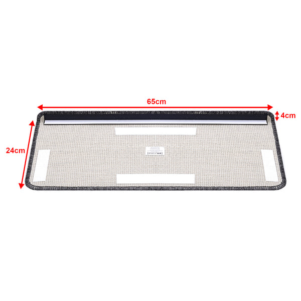Trappstegsmatta set om 15 självhäftande 65x24 cm [en.casa] välj modell