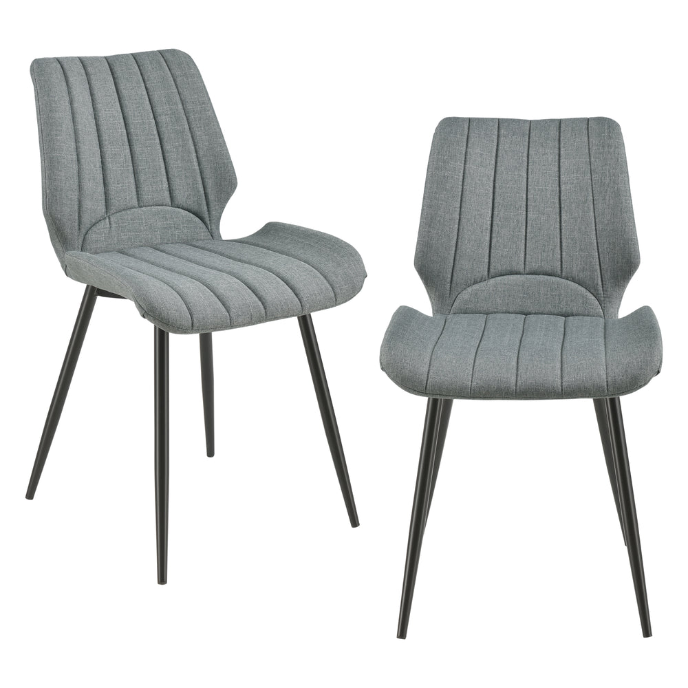 2-pack matstolar Mendoza i olika färger och utföranden en.casa - premiumXL