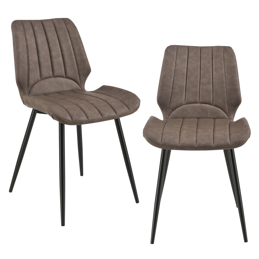 2-pack matstolar Mendoza i olika färger och utföranden en.casa - premiumXL