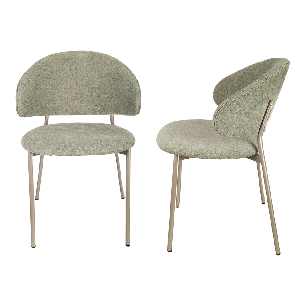 Matgrupp Lipis textil grön i set [en.casa]