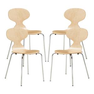 Matgruppstol Kil 4-pack [en.casa]