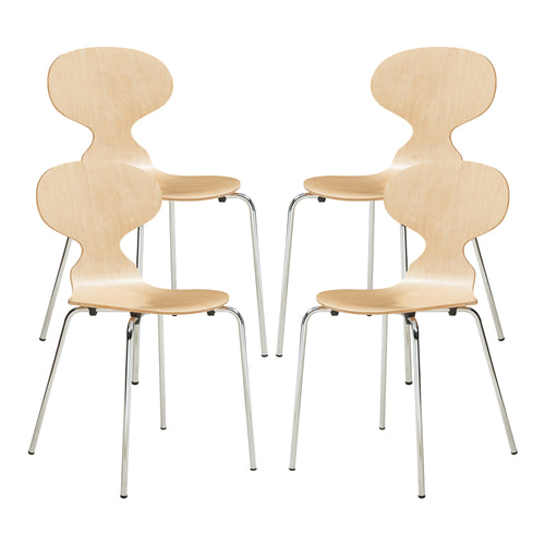 Matgruppstol Kil 4-pack [en.casa]