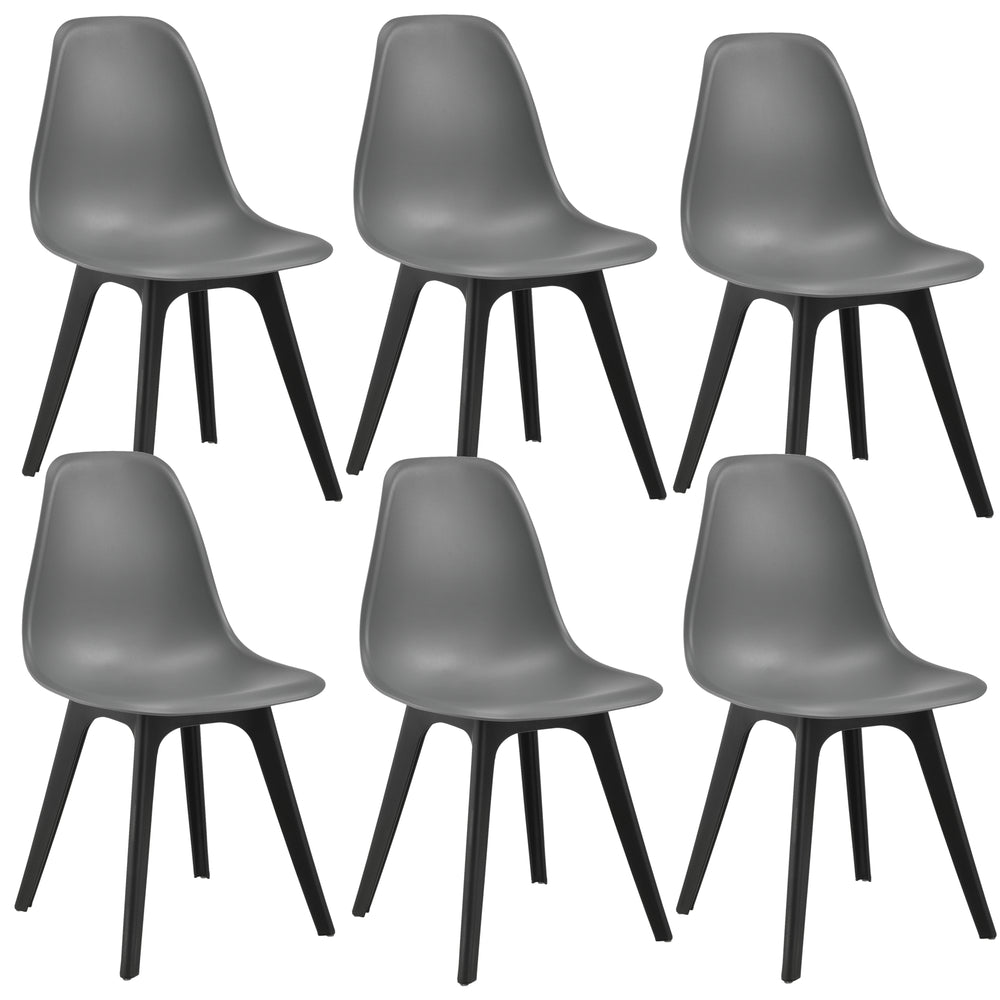 6-pack matstolar Brevik 83x54x48 cm i olika färger en.casa - premiumXL