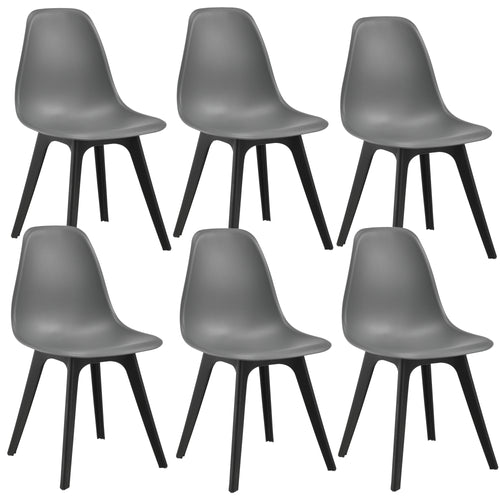 6-pack matstol Brevik 83x54x48 cm i olika färger en.casa - premiumXL