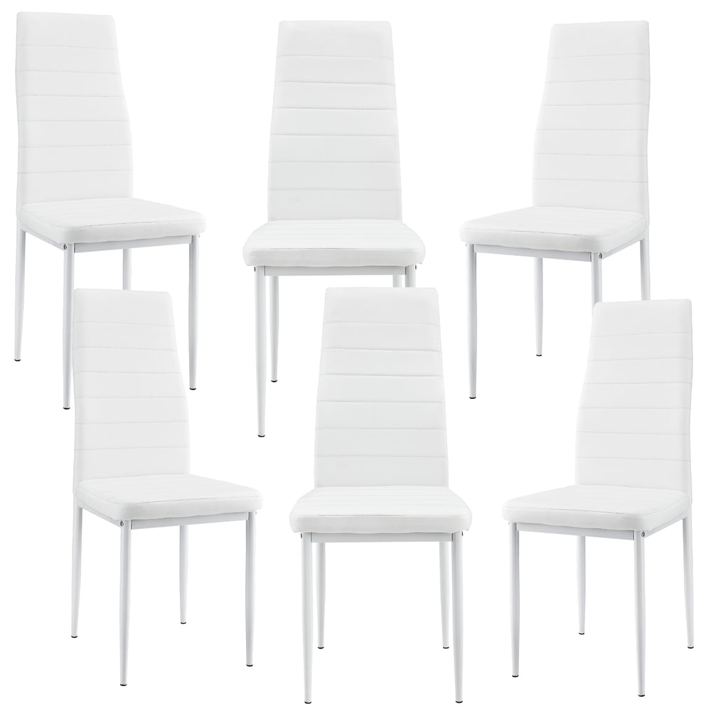 Matstol 6-pack Vardagsrum Matsal en.casa - premiumXL