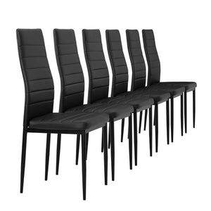 Matstol 6-pack Vardagsrum Matsal en.casa - premiumXL