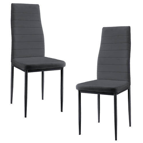 Matstol i 2-pack en.casa - premiumXL