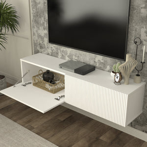 TV-bänk Verpsboga 135x31,5x30 cm [en.casa]