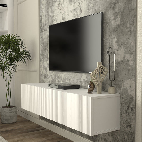 TV-bänk Verpsboga 135x31,5x30 cm [en.casa]