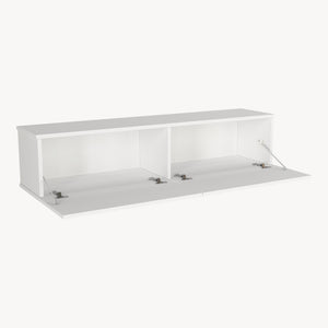TV-bänk Verpsboga 135x31,5x30 cm [en.casa]