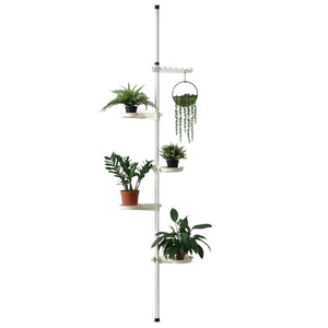 Växtställ 110 - 305 cm teleskop blomsterställ [en.casa] - premiumXL