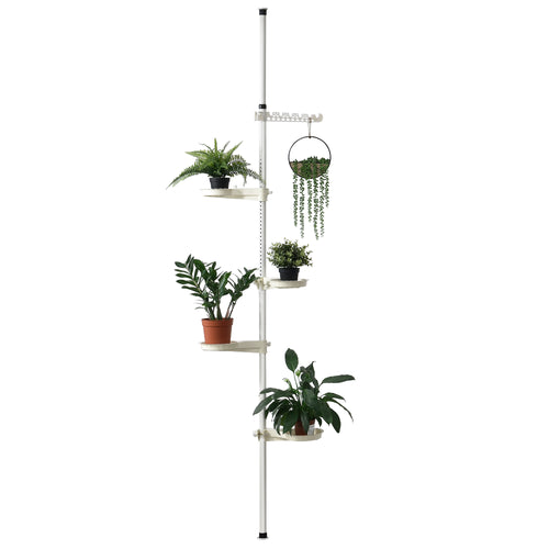 Växtställ 110 - 305 cm teleskop blomsterställ [en.casa] - premiumXL