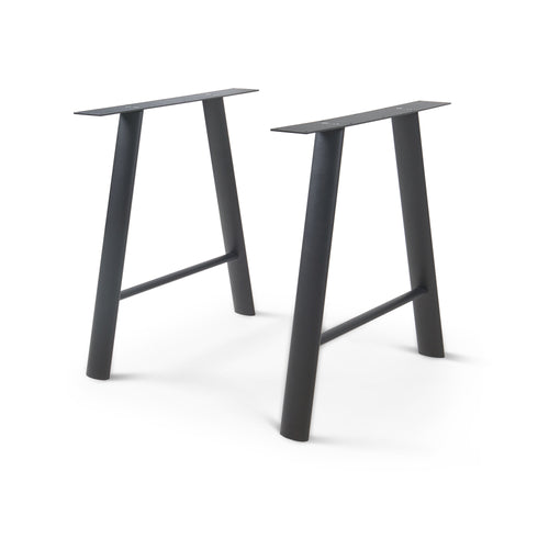 Bordställ 2-pack Hullem stål 72x70x10 cm svart [en.casa]
