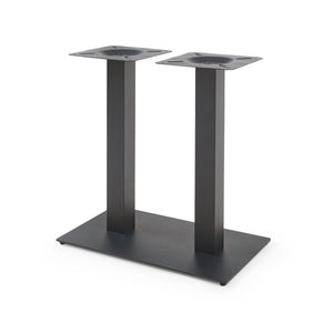 Bordstativ Vadejord stål 70x40x73 cm svart [en.casa]