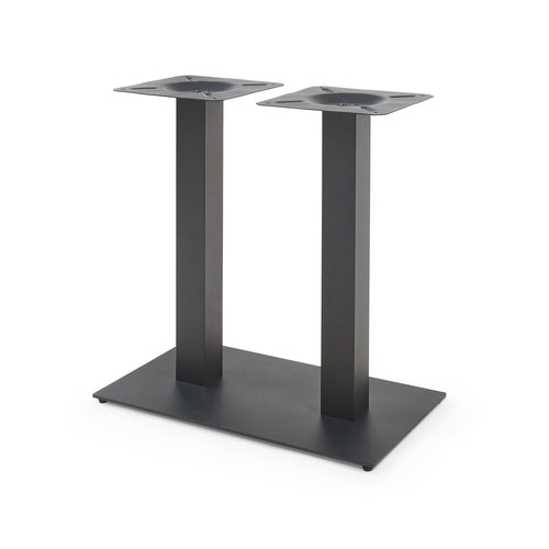Bordstativ Vadejord stål 70x40x73 cm svart [en.casa]