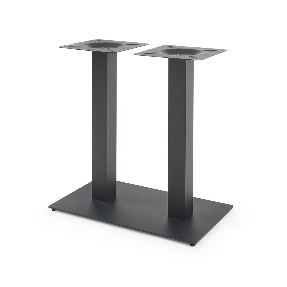 Bordstativ Vadejord stål 70x40x73 cm svart [en.casa]