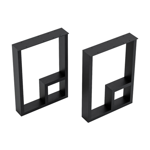 Bordstativ Kauhava 2-pack stål [en.casa] - premiumXL