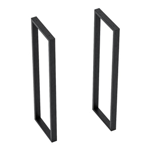 Bordsstativ Kauniainen set om 2 stål 87x27 cm [en.casa]