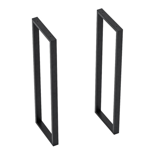 Bordsstativ Kauniainen set om 2 stål 87x27 cm [en.casa]