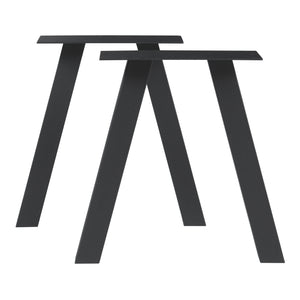 Bordställ 2-pack Höströ Svart [en.casa]