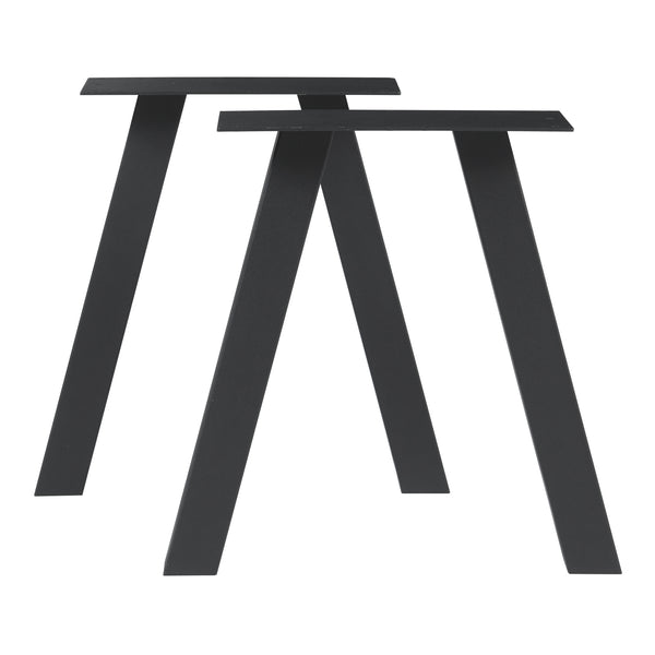 Bordställ 2-pack Höströ Svart [en.casa]