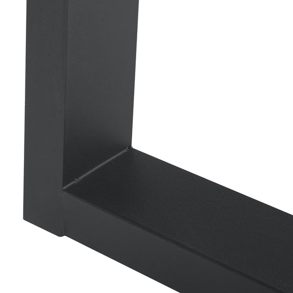 Bordställ 2-pack Lülsfeld Svart [en.casa]