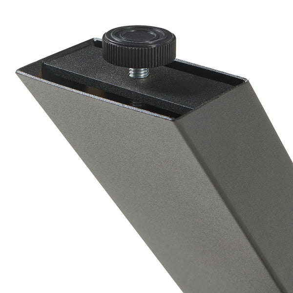 Bordstativ 2-pack Maribo Svart [en.casa]