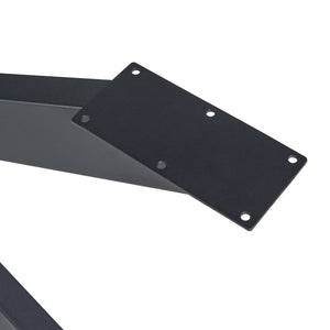 Bordsben Oberau pulverlackerat stål stjärnformad [en.casa]