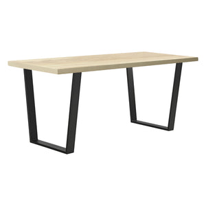 Bordsben set om 2 stål svart matt DIY [en.casa] välj modell