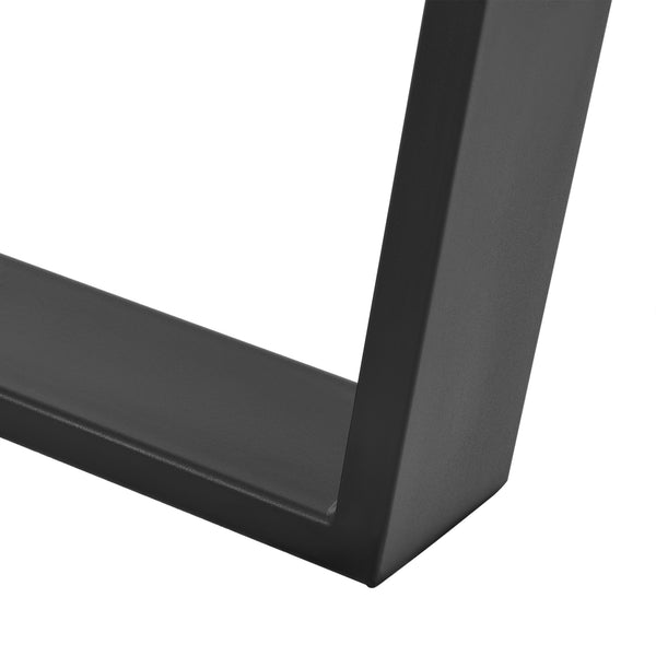 Bordsben set om 2 stål svart matt DIY [en.casa] välj modell